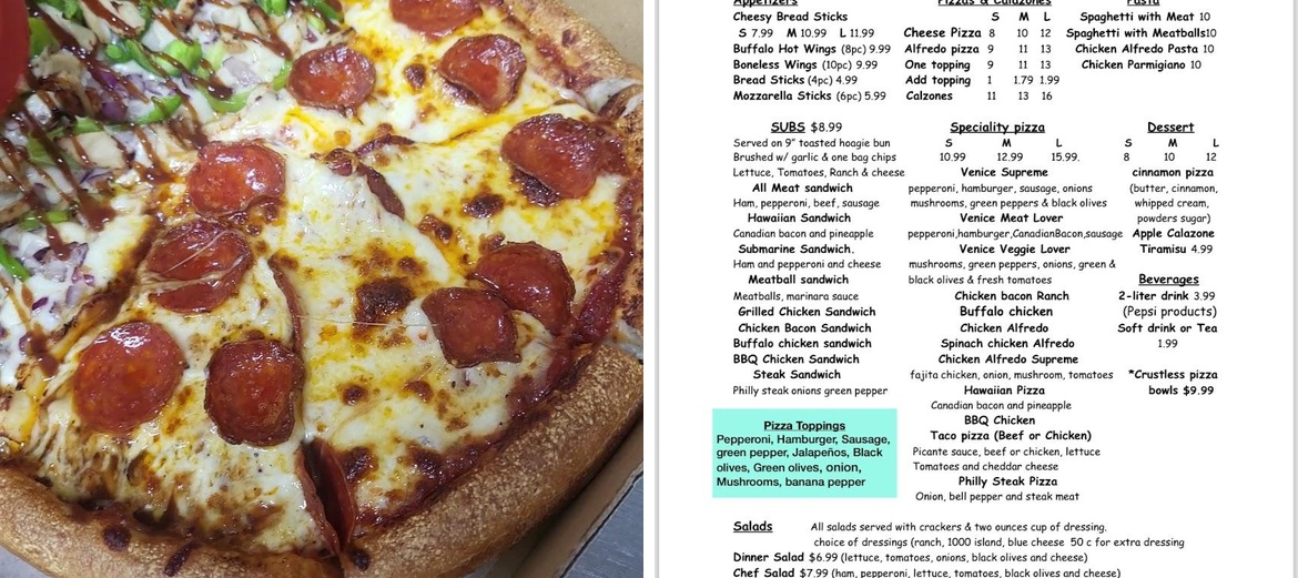 Venice pizza house big sandy tx